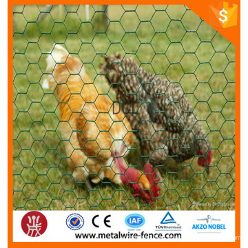 2016 China proveedor pvc recubierto tejido malla de alambre de pollo